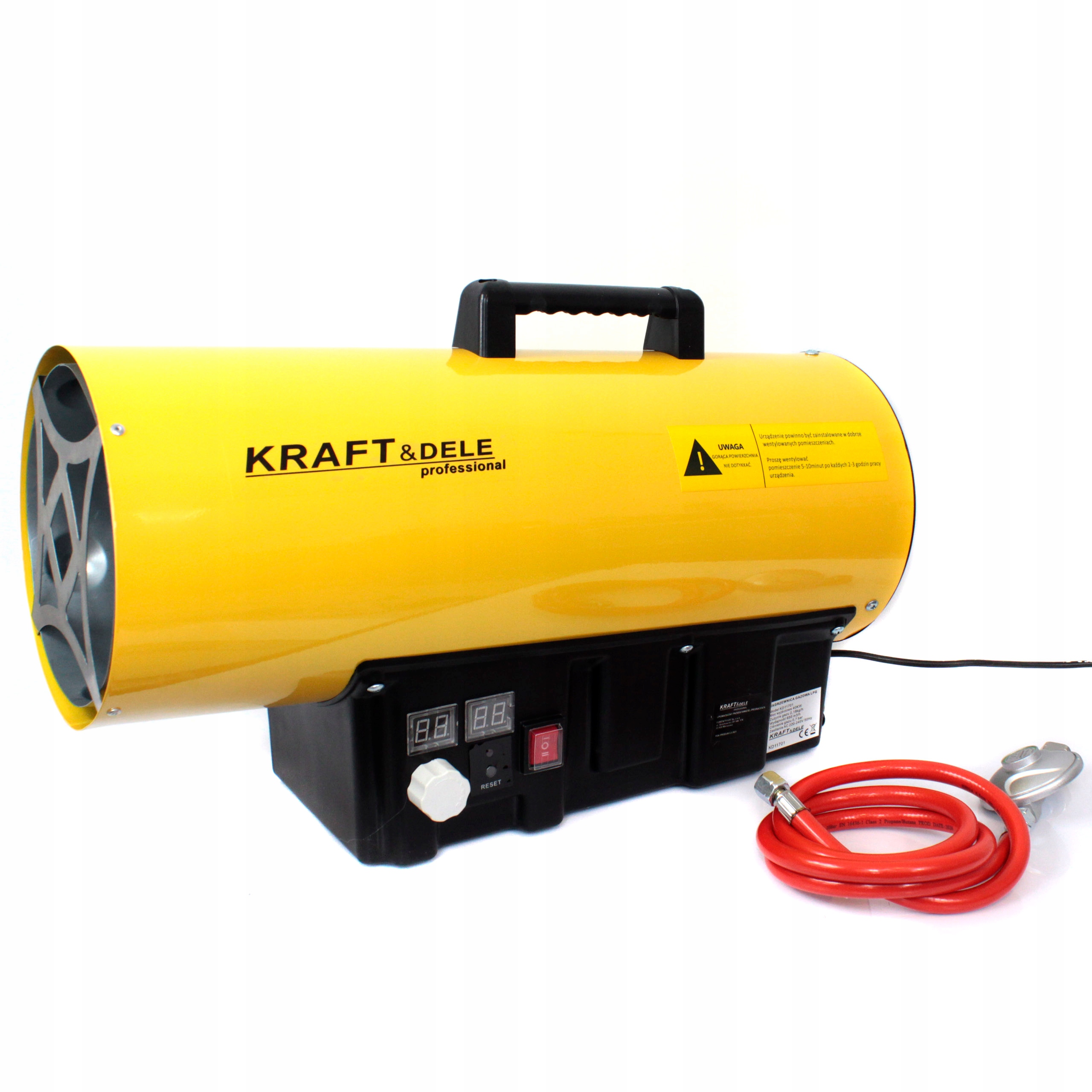 Plynový ohrievač 60kW Kraft&Dele KD11702 termostat
